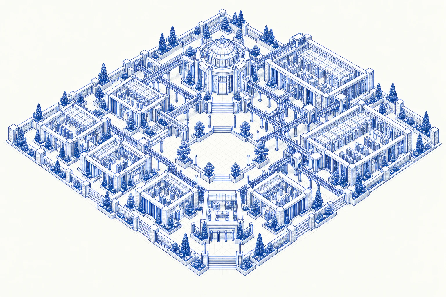 The model exchange: a detailed sapphire architectural engraving of Eragon’s gateway world